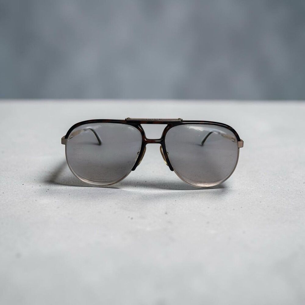 Vintage CARRERA Vario Optyl Glasses Frames Aviator Austria 531990 Tortoise 6016